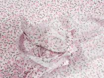 Textillux.sk - produkt Bavlnená látka ružovo-šedá kvetinka 140 cm