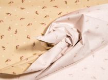 Textillux.sk - produkt Bavlnená látka ružový kvietok s bodkami 140 cm