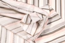 Textillux.sk - produkt Bavlnená látka - šedo - ružový pásik 140 cm