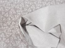 Textillux.sk - produkt Bavlnená látka srdce s kvietkom 140 cm