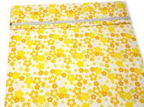 Textillux.sk - produkt Bavlnená látka žlté kvetinky 140 cm