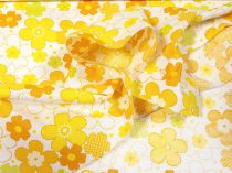 Textillux.sk - produkt Bavlnená látka žlté kvetinky 140 cm