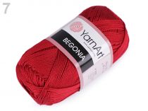 Textillux.sk - produkt Bavlnená pletacia priadza Begonia 50 g - 7 (5020) červená 