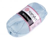 Textillux.sk - produkt Bavlnená pletacia priadza Begonia 50 g - 15 (4917) modrá svetlá