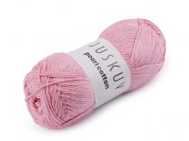 Textillux.sk - produkt Bavlnená pletacia priadza Pearl Cotton 100 g - 5 (45) ružová sv.