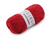 Textillux.sk - produkt Bavlnená pletacia priadza Pearl Cotton 100 g - 6 (17) červená
