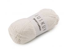 Textillux.sk - produkt Bavlnená pletacia priadza Pearl Cotton 100 g - 10 (1) krémová najsvetl