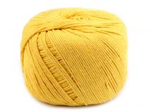 Textillux.sk - produkt Bavlnená priadza / šnúra macramé 550 g - 4 žltá  