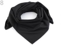 Textillux.sk - produkt Bavlnená šatka jednofarebná 65x65 cm - 8 (bsp219) čierna