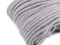 Textillux.sk - produkt Bavlnená šnúra Ø5 mm - 134 (1609) šedá svetlá