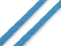 Textillux.sk - produkt Bavlnená šnúra Ø7 mm - 643 modrá