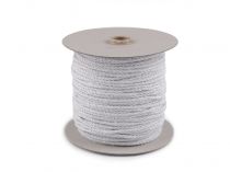 Textillux.sk - produkt Bavlnená šnúra krútená Ø3 mm - 2 šedá najsvetlejšia