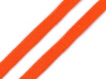 Textillux.sk - produkt Bavlnená šnúra plochá / dutinka šírka 12 mm - 4302 oranžová  