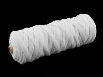 Textillux.sk - produkt Bavlnená šnúra plochá tkaná / macramé šírka 8 mm