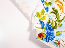 Textillux.sk - produkt Bavlnená štóla maky a nevädze šírka 50cm