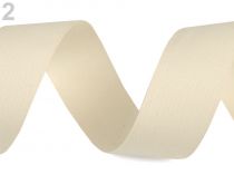 Textillux.sk - produkt Bavlnená stuha / plátnovka šírka 25 mm jednofarebná bez potlače - 2 režná svetlá