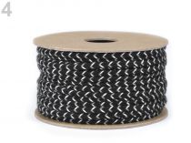 Textillux.sk - produkt Bavlnená sutaška šírka 4 mm - 4 čierna