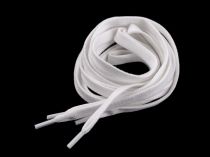 Textillux.sk - produkt Bavlnené šnúrky do topánok/tenisiek/mikín dĺžka 130 cm - 1 (0003) biela