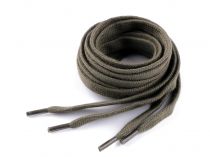Textillux.sk - produkt Bavlnené šnúrky do topánok/tenisiek/mikín dĺžka 130 cm - 7 (6702) zelená khaki