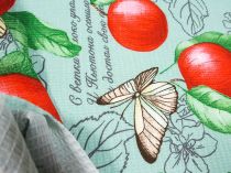Textillux.sk - produkt Bavlnené vaflové piké červené jabĺčko  50 cm