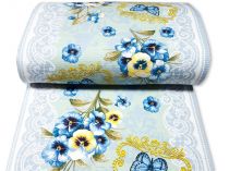 Textillux.sk - produkt Bavlnené vaflové piké modrá sirôtka 50 cm