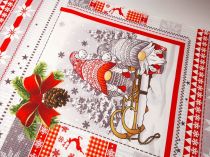 Textillux.sk - produkt Bavlnené vaflové piké vianoční trpaslíci 150 cm