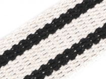 Textillux.sk - produkt Bavlnený obojstranný popruh šírka 38 mm