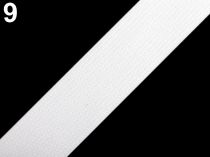 Textillux.sk - produkt Bavlnený popruh šírka 25 mm - 9 biela