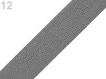 Textillux.sk - produkt Bavlnený popruh šírka 25 mm - 12 šedá svetlá