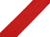 Textillux.sk - produkt Bavlnený popruh šírka 25 mm - 19 červená