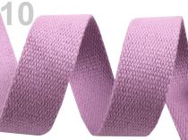 Textillux.sk - produkt Bavlnený popruh šírka 30 mm farebný - 10 fialová