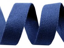 Textillux.sk - produkt Bavlnený popruh šírka 30 mm farebný - 23 modrá capri