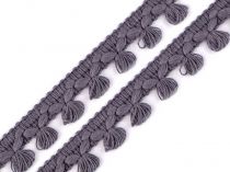 Textillux.sk - produkt Bavlnený prámik / strapce šírka 14 mm - 10 (3022) šedá kalná