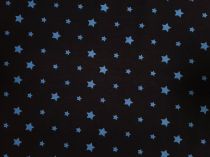 Bavlnený úplet hviezdičky šírka 140 cm