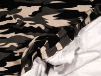 Textillux.sk - produkt Bavlnený úplet maskáčový 165 cm
