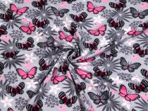 Textillux.sk - produkt Bavlnený úplet motýliky 150cm