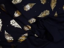 Textillux.sk - produkt Bavlnený úplet zlaté pierko 150cm 