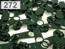 Textillux.sk - produkt Bežec ku špirálovým zipsom 5 mm pre metráž typu POL - 272 zelená piniová