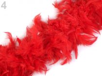 Textillux.sk - produkt Boa - morčacie perie 90 g dĺžka 1,8 m - 4 červená