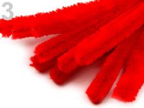 Textillux.sk - produkt Chlpaté drôtiky Ø15 mm dĺžka 30 cm - 3 červená