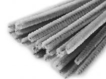Textillux.sk - produkt Chlpatý drôtik Ø6mm dĺžka 30cm - 27 šedá