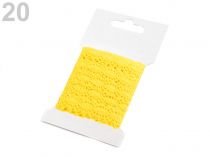 Textillux.sk - produkt Čipka bavlnená šírka 12 mm paličkovaná  - 20 žltá  