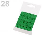 Textillux.sk - produkt Čipka bavlnená šírka 15 mm paličkovaná 3 m - 28 zelená pastelová