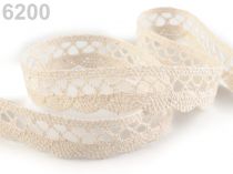 Textillux.sk - produkt Čipka bavlnená šírka 18mm paličkovaná  ČESKÝ VÝROBOK - 6200 béžová svetlá