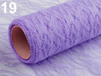 Textillux.sk - produkt Čipka dekoračná šírka 48-50 cm návin 4,5 m - 19 fialová lila
