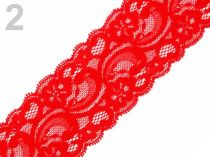 Textillux.sk - produkt Čipka elastická šírka 55 mm - 2 červená