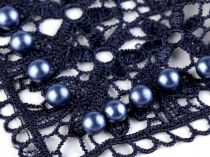 Textillux.sk - produkt Čipková ozdoba / vsádka s perlami