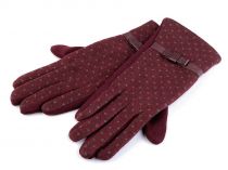 Textillux.sk - produkt Dámske úpletové rukavice bodkované