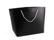 Textillux.sk - produkt Darčeková taška so stuhou - 3 čierna zlatá