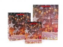 Textillux.sk - produkt Darčeková taška vianočná sada 3 ks